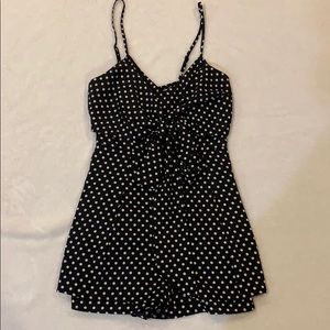 Pink Lily Boutique polka dot romper